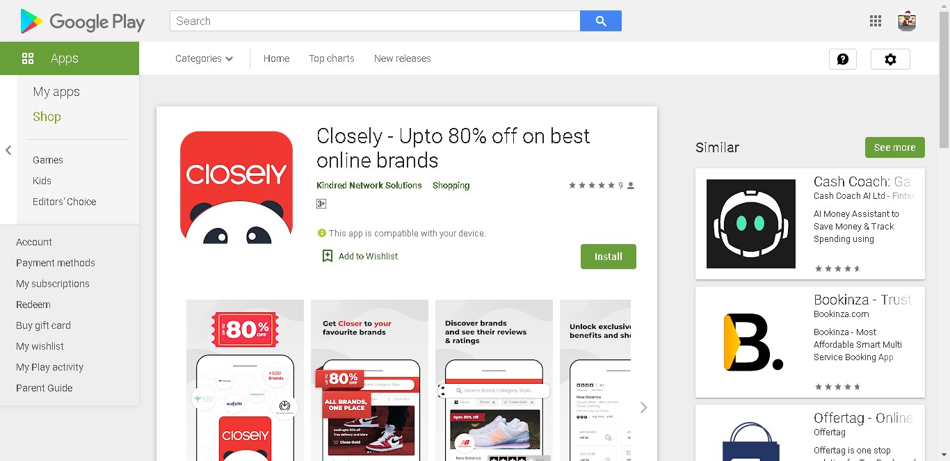 Closely - Upto 80% off on best online brands