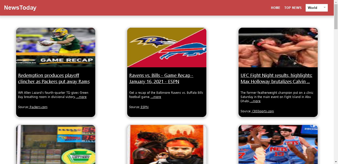 Automated News Website